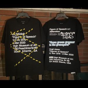 Authentic Virgil Abloh “ figure of speech “ tees